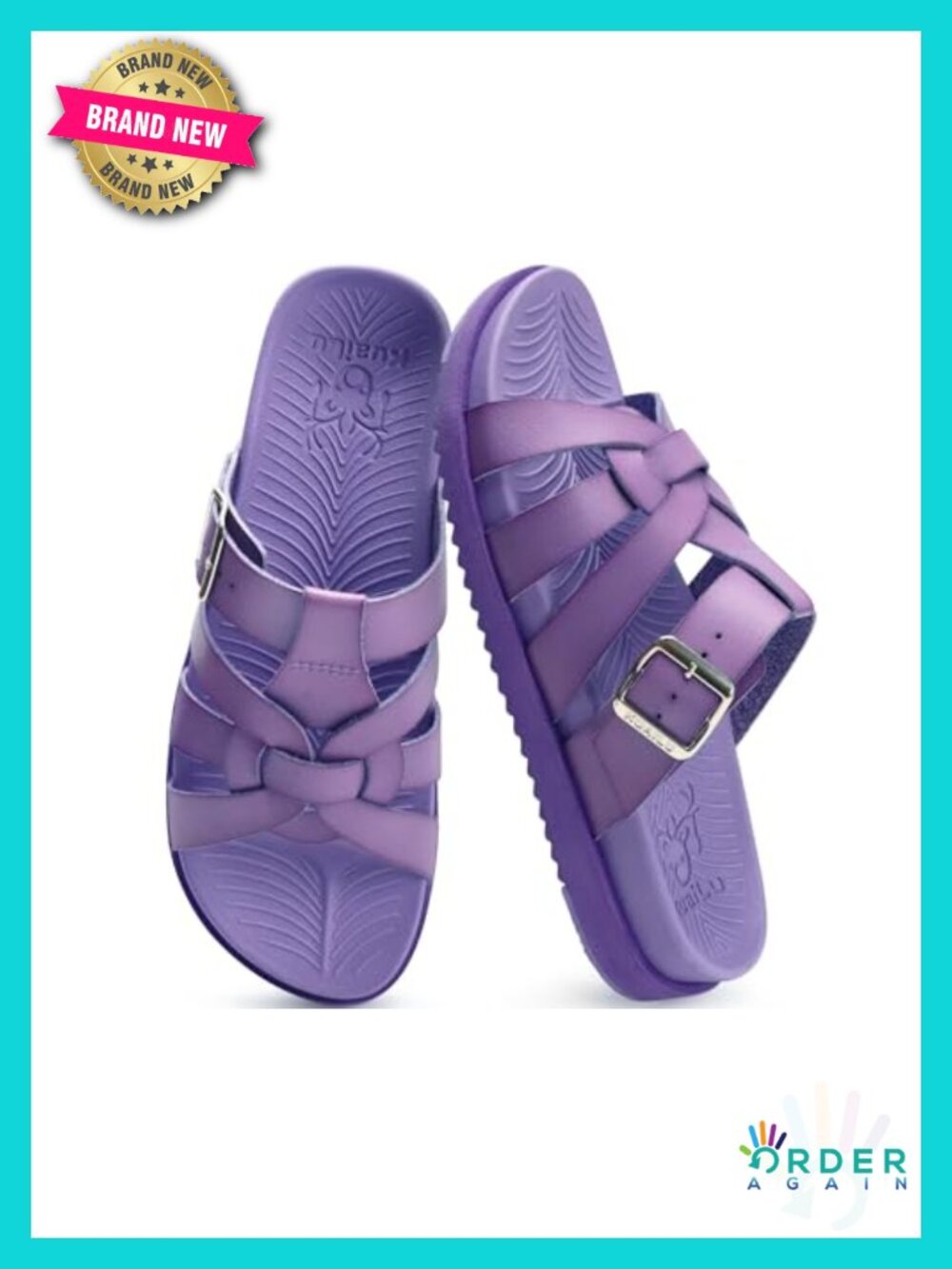 Faux Leather Gladiator Sandals with Arch Support Cushioned Footbed